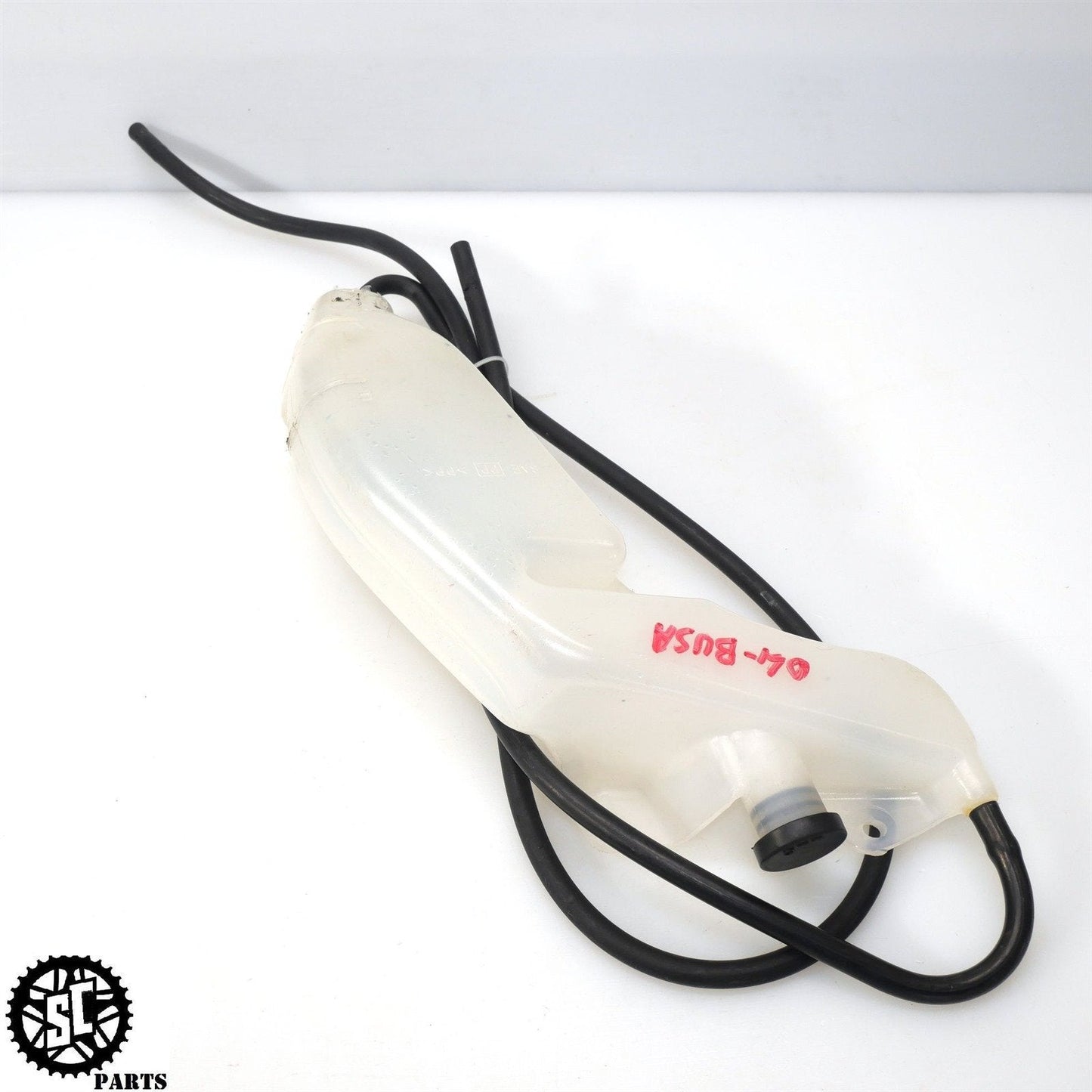 2001-2007 SUZUKI HAYABUSA GSXR1300 RADIATOR COOLANT OVERFLOW RESERVOIR TANK S49