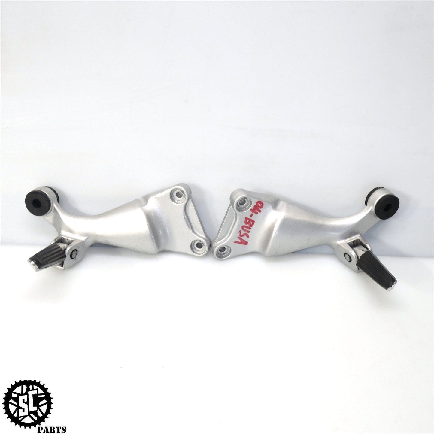 2001-2007 SUZUKI HAYABUSA GSXR1300 REAR BACK PASSENGER PEGS S49