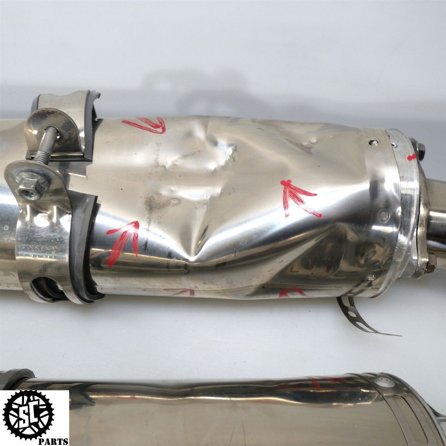 2001-2007 SUZUKI HAYABUSA GSXR1300 SLIP ON EXHAUST YOSHIMURA S49