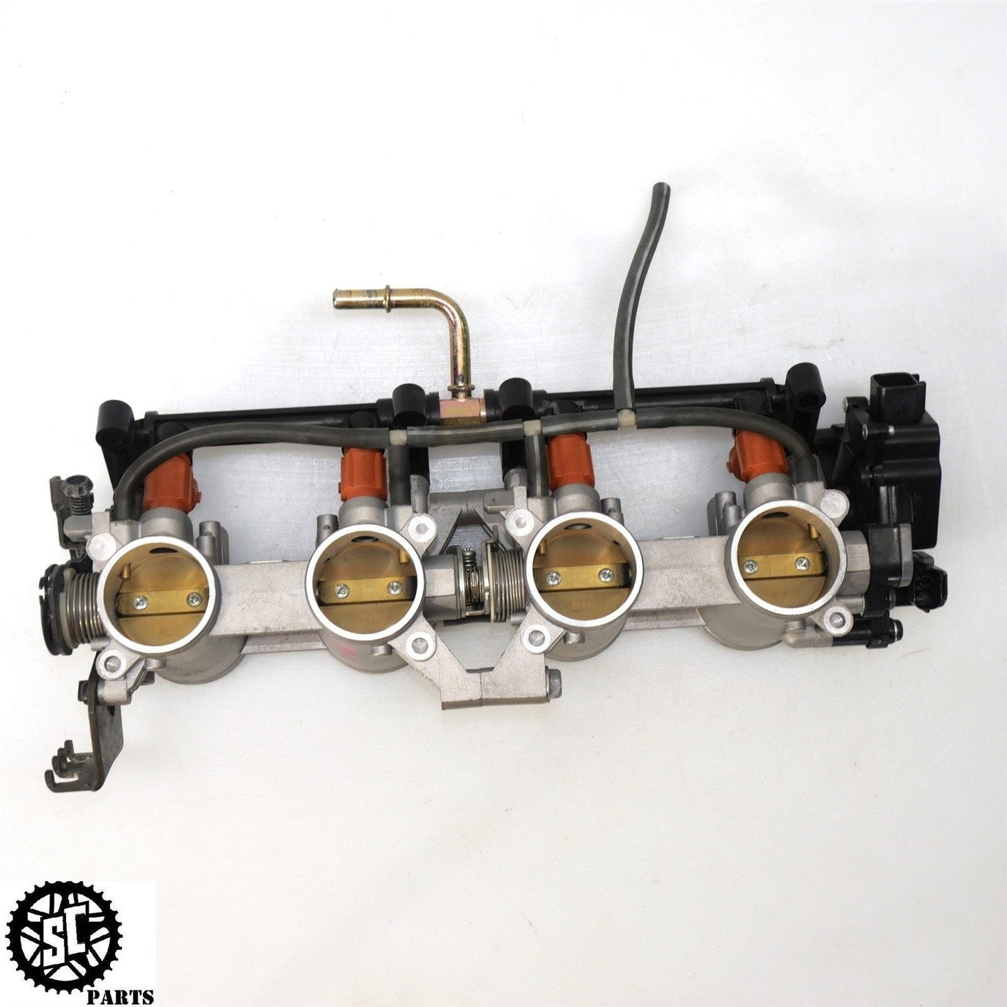 2004 2005 SUZUKI GSXR 600 THROTTLE BODIES FUEL INJECTORS STVA TPS SENSOR S14