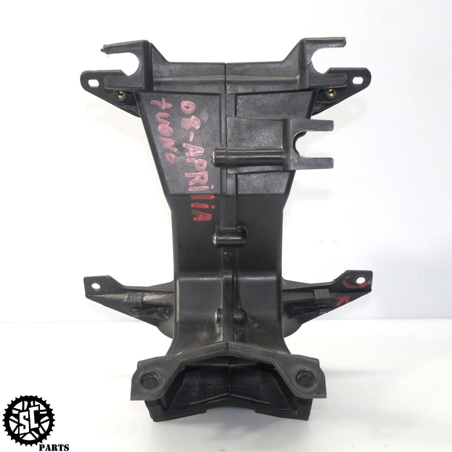 2006-2010 APRILIA TUONO FRONT UPPER FAIRING STAY BRACKET AIR DUCT AP03