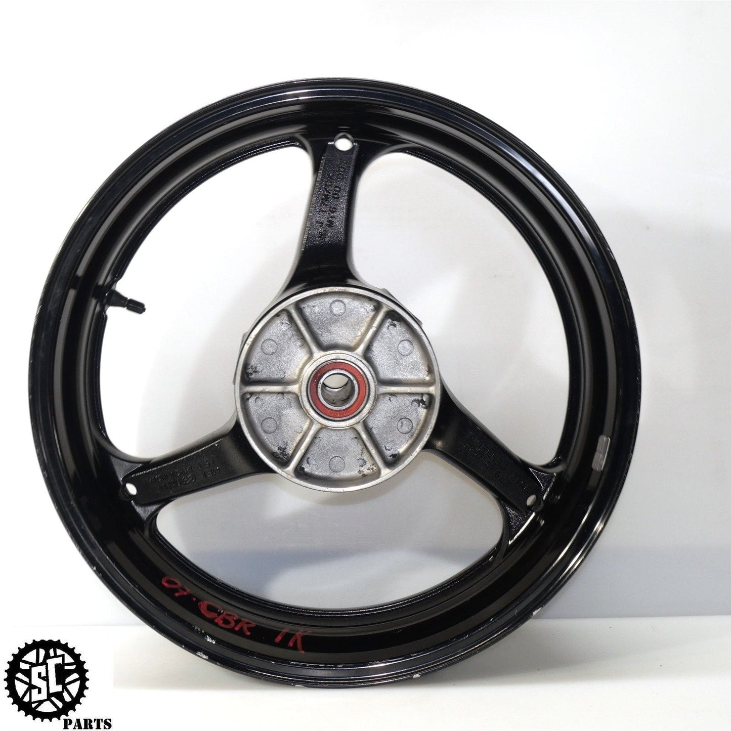 2006 2007 HONDA CBR1000RR REAR WHEEL BACK RIM STR8 H34