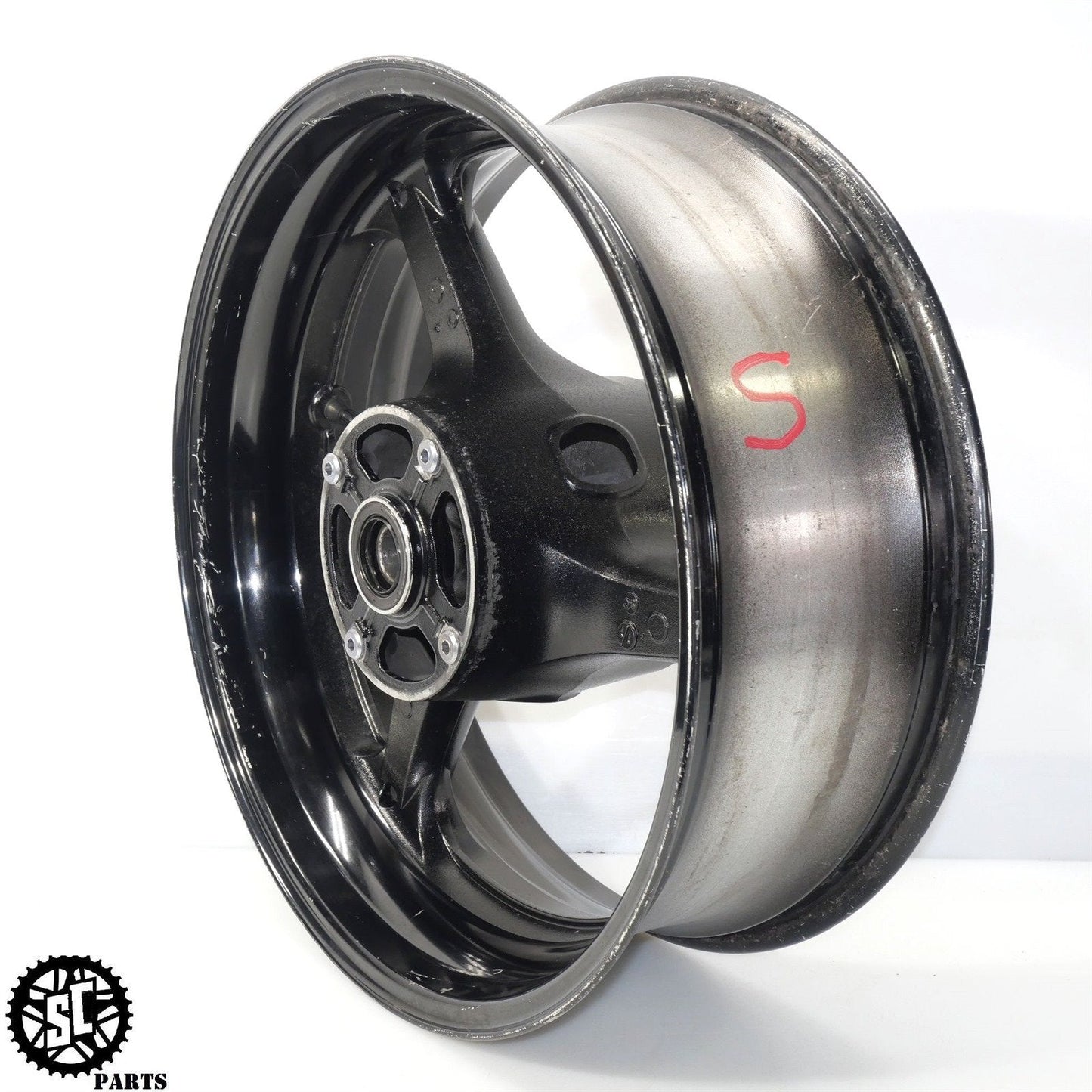 2006 2007 HONDA CBR1000RR REAR WHEEL BACK RIM STR8 H34