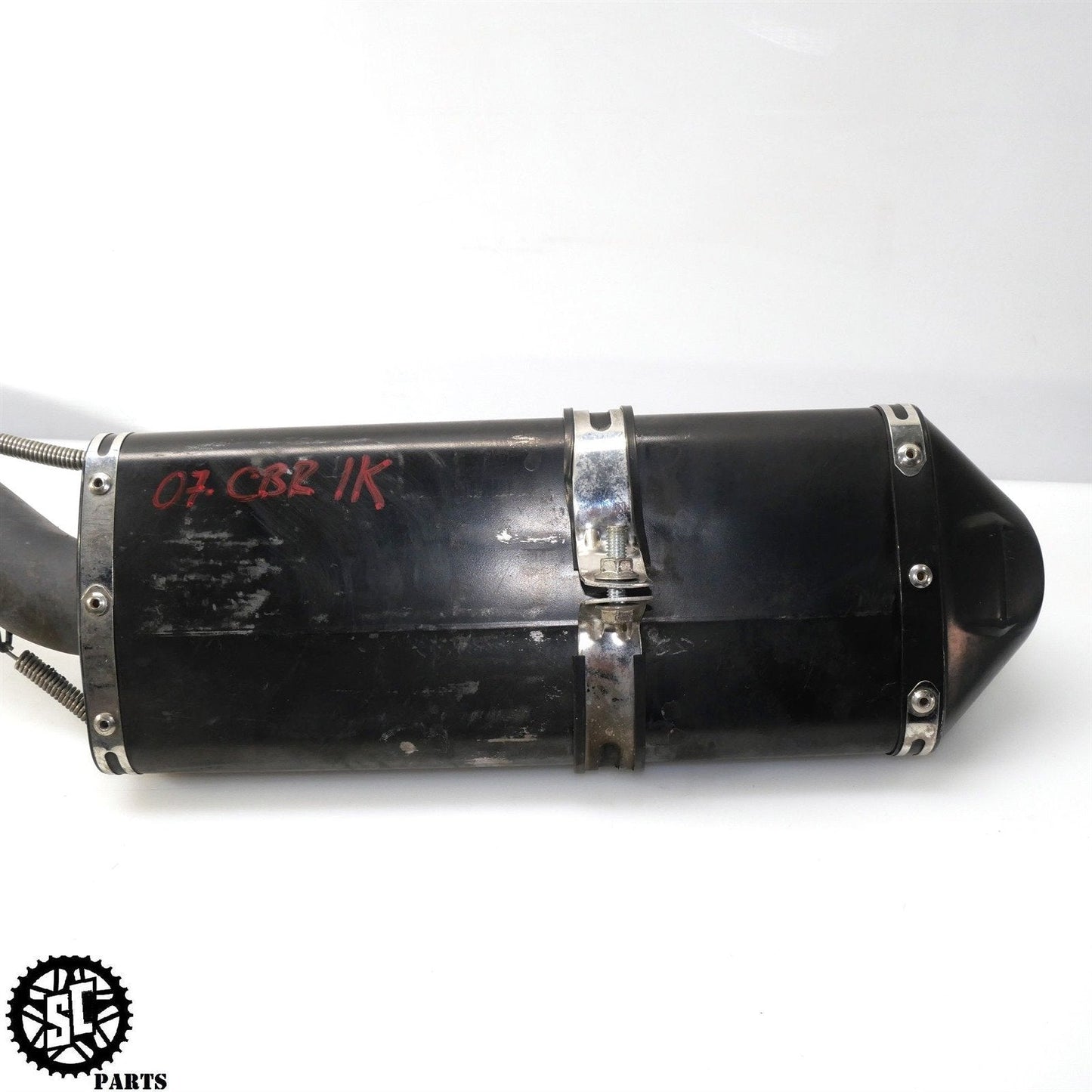 2006 2007 HONDA CBR1000RR SLIP ON EXHAUST PIPE MUFFLER H34