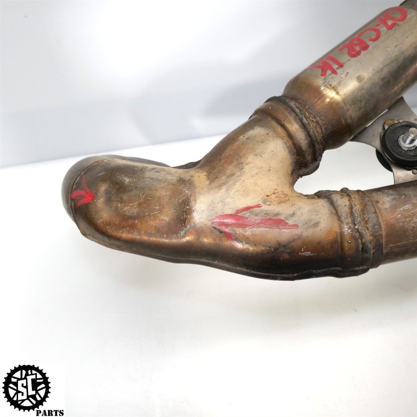 2006 2007 HONDA CBR1000RR EXHAUST MANIFOLD HEADER PIPE H34