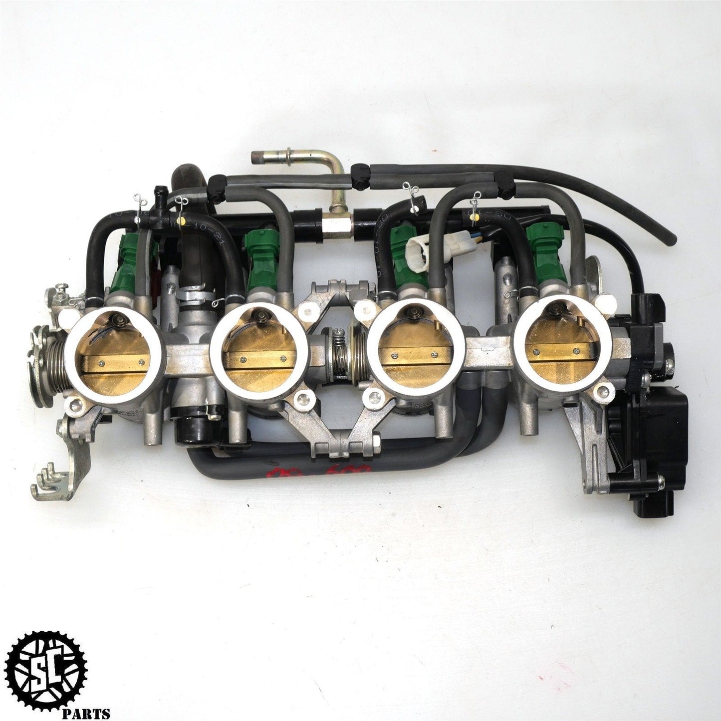 2008 2009 SUZUKI GSXR 600 THROTTLE BODIES FUEL INJECTORS STVA S23
