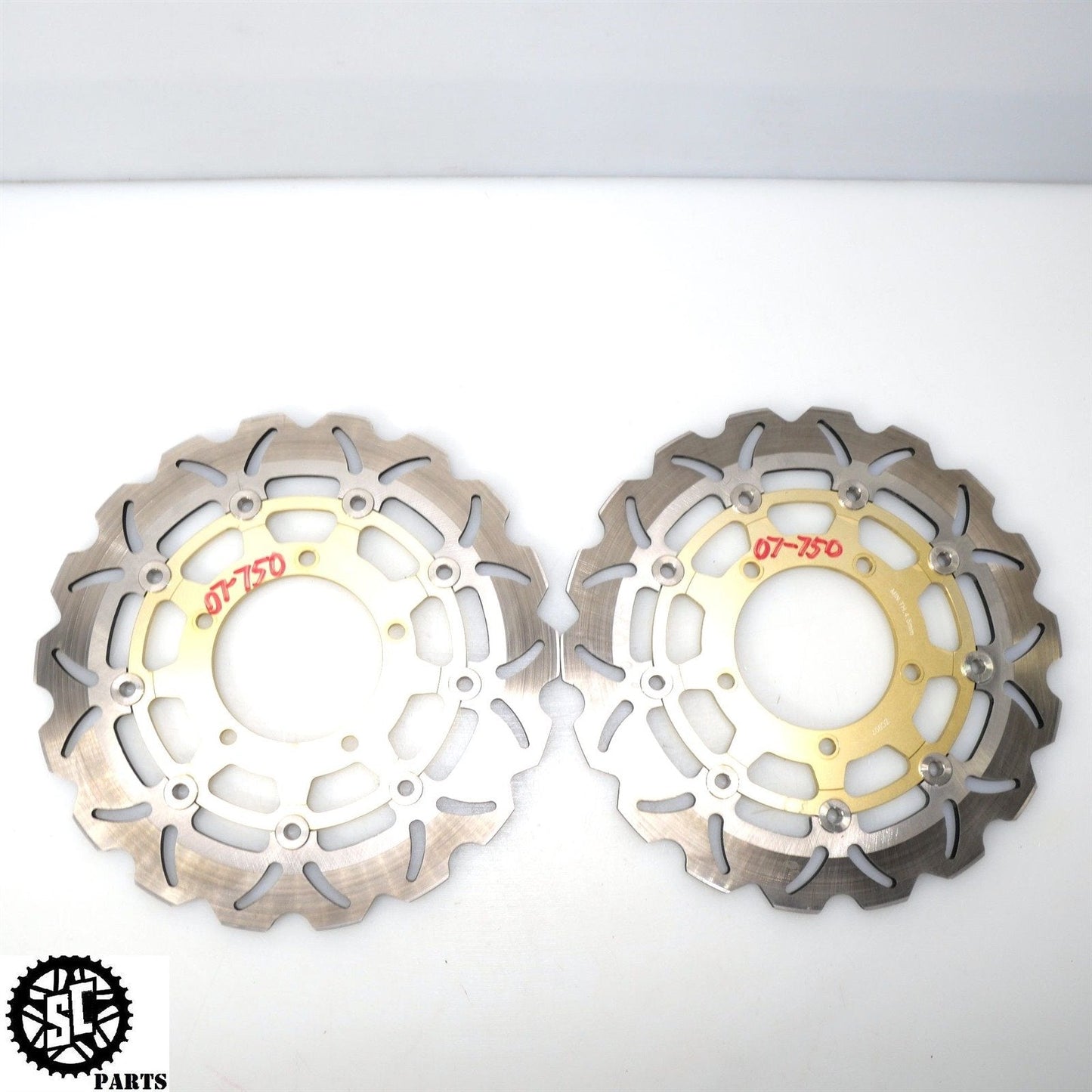 2006 2007 SUZUKI GSXR 600 750 FRONT WAVE BRAKE ROTORS S04