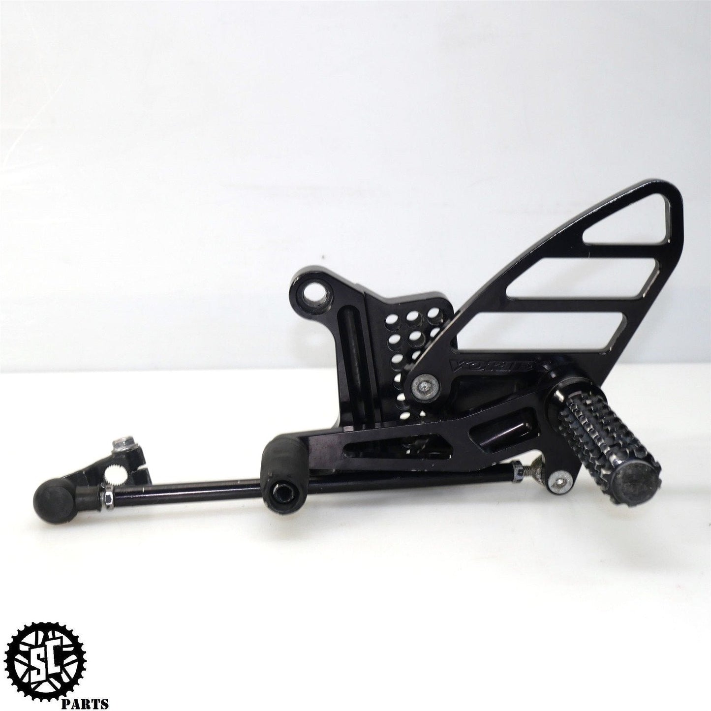 2005 2006 KAWASAKI NINJA ZX6R 636 VORTEX ADJUSTABLE FRONT REARSET FOOT PEGS K44