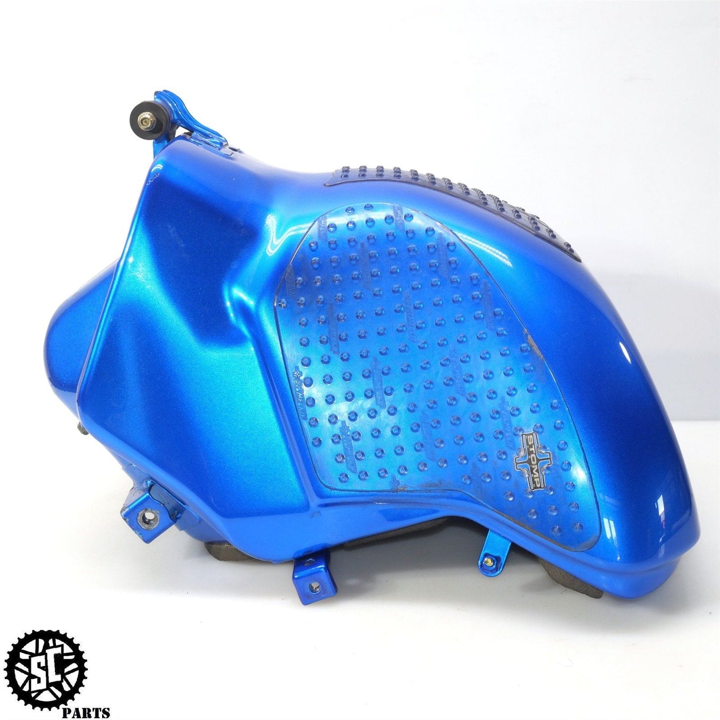 2005 2006 KAWASAKI NINJA ZX6R 636 BLUE GAS TANK NO DENTS K44