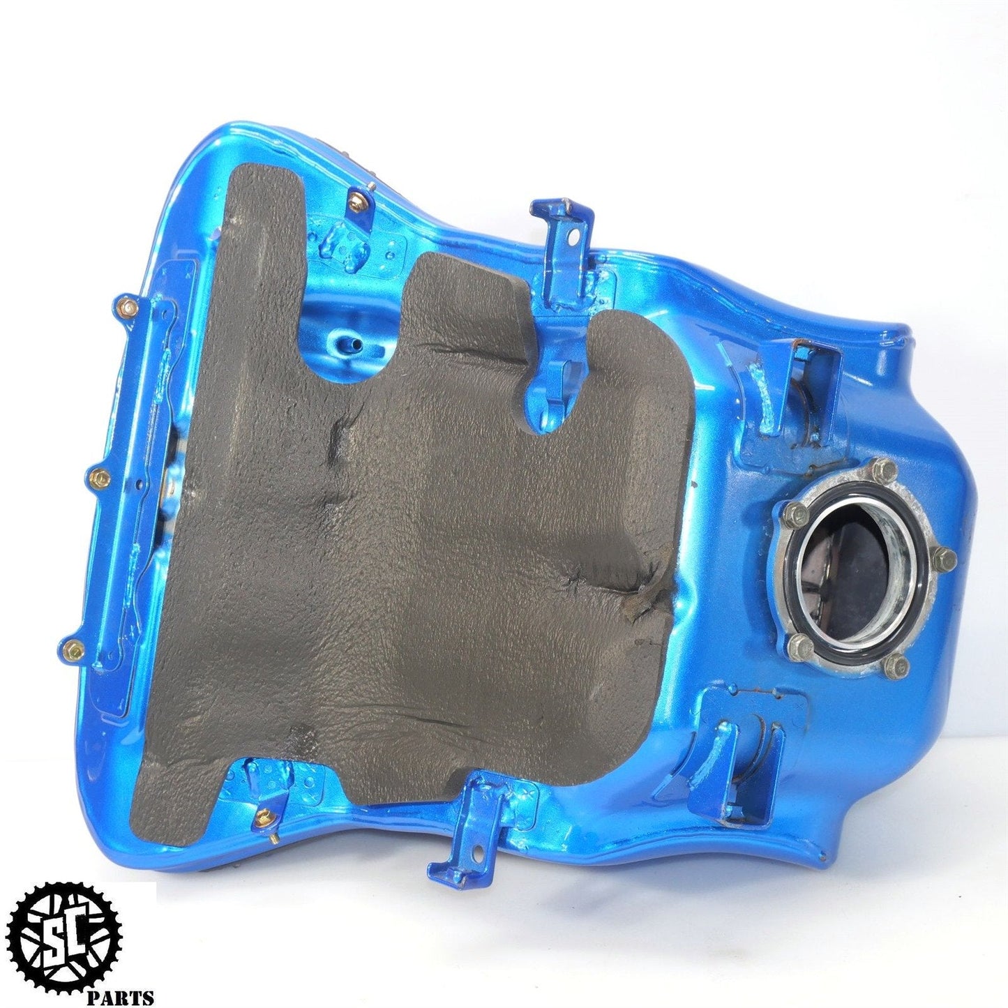 2005 2006 KAWASAKI NINJA ZX6R 636 BLUE GAS TANK NO DENTS K44