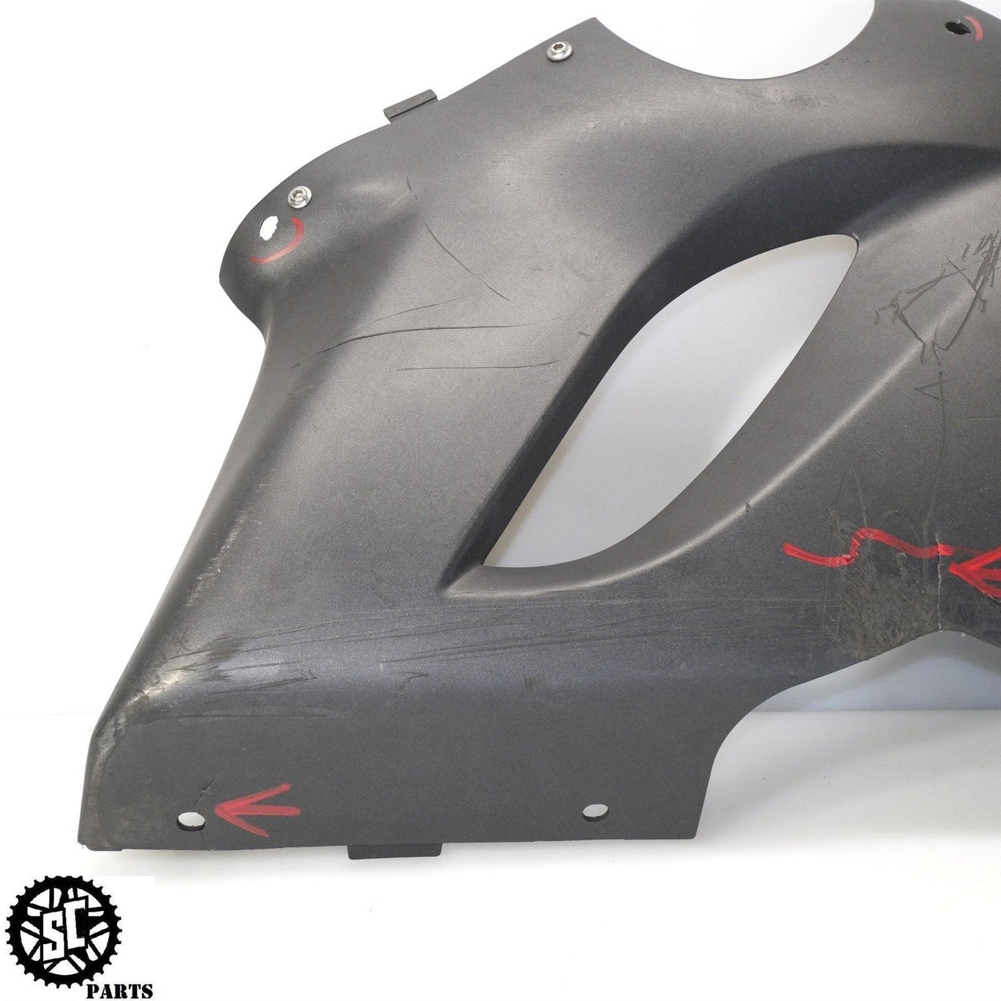 2005 2006 KAWASAKI NINJA ZX6R 636 LEFT LOWER FAIRING K44