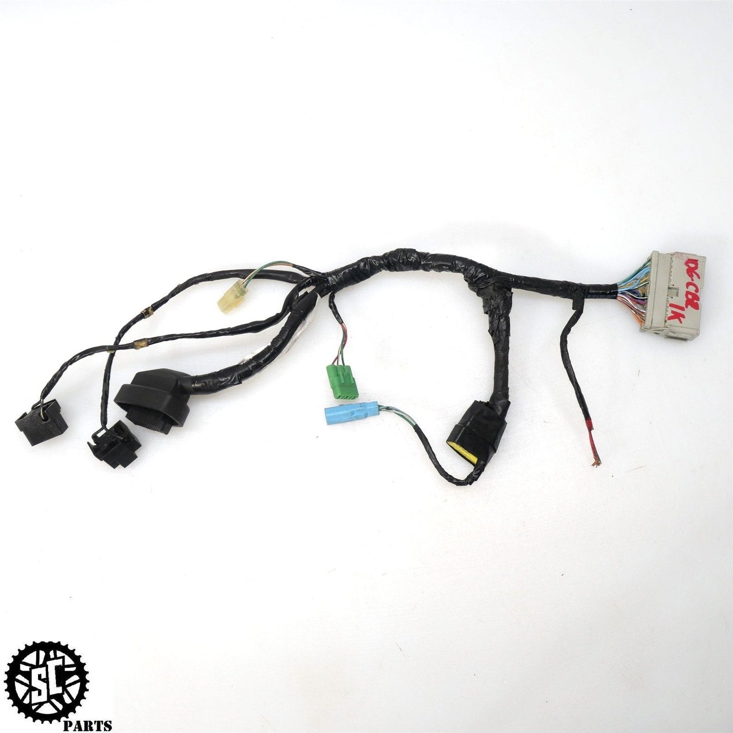 2006 2007 HONDA CBR1000RR FRONT HEADLIGHT SPEEDOMETER WIRING HARNESS H08