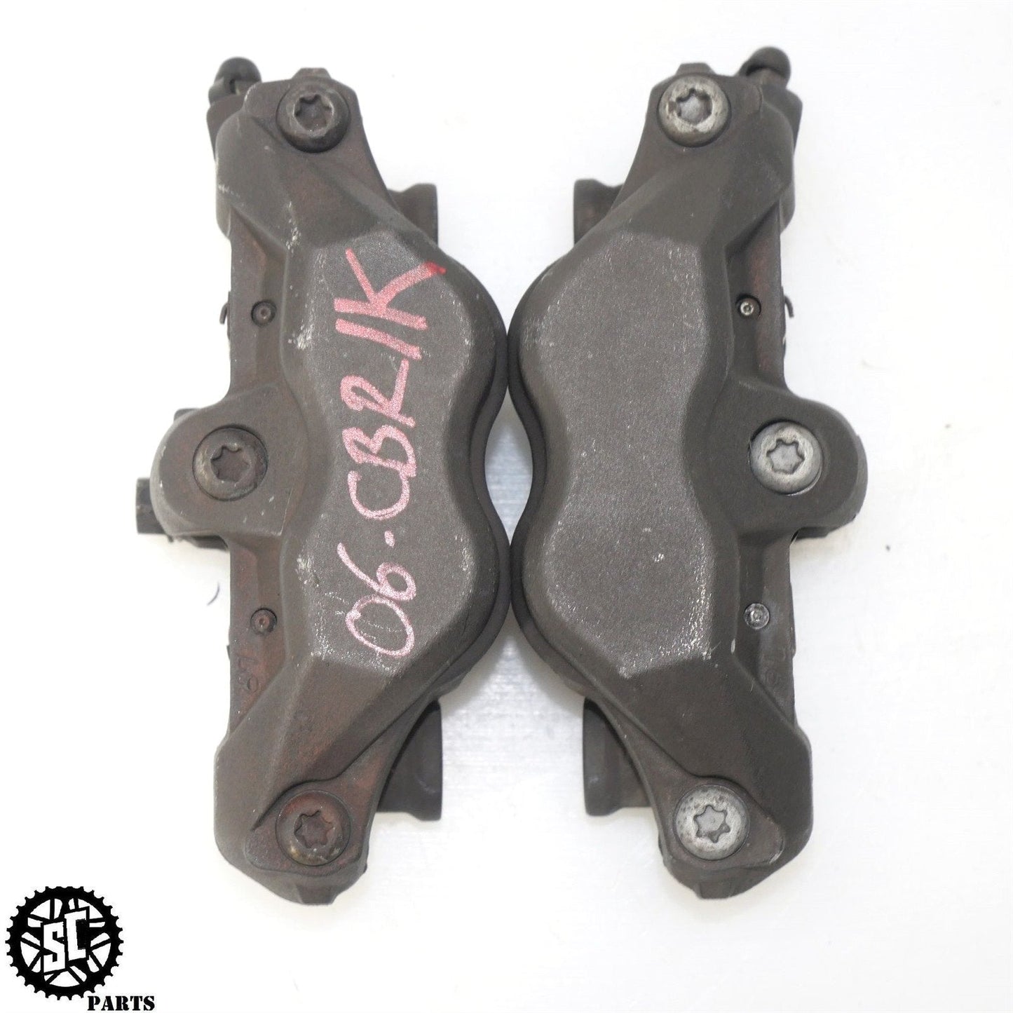 2006 2007 HONDA CBR1000RR FRONT BRAKE CALIPERS LEFT RIGHT H08