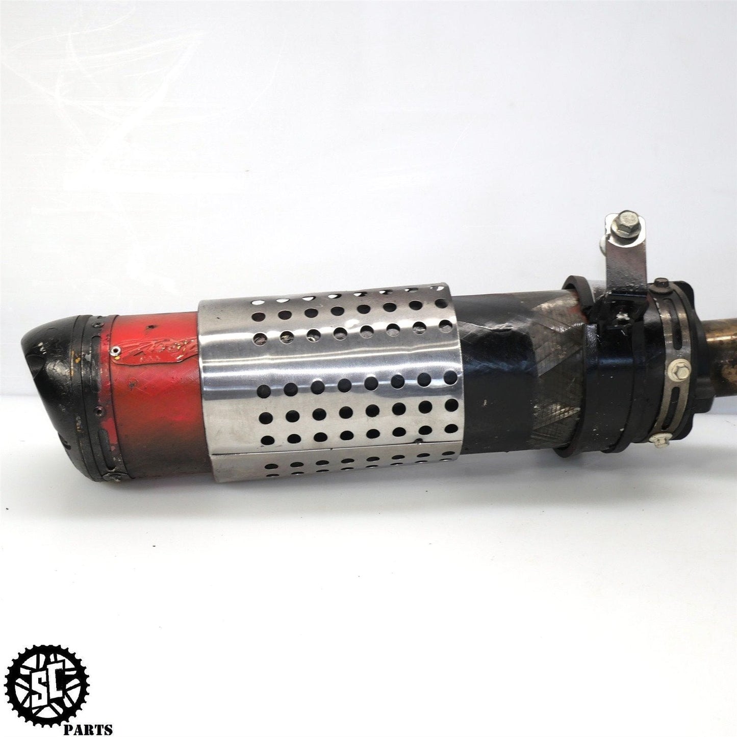 2006 2007 HONDA CBR1000RR TWO BROTHERS CARBON FIBER EXHAUST SLIP ON MUFFLER H08
