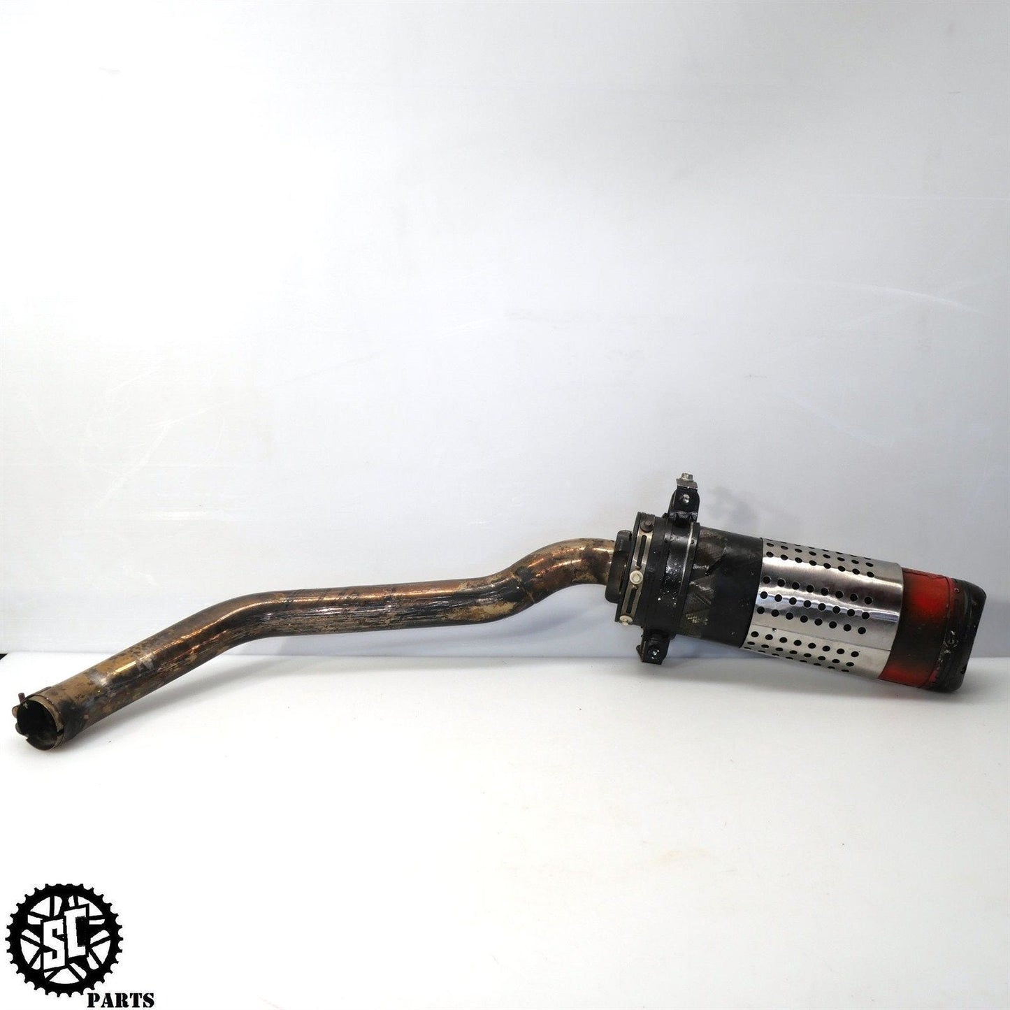 2006 2007 HONDA CBR1000RR TWO BROTHERS CARBON FIBER EXHAUST SLIP ON MUFFLER H08