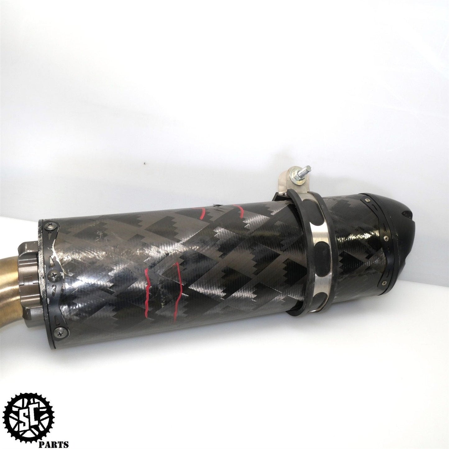 2011-2021 SUZUKI GSXR 600 750 TWO BROTHERS FULL EXHAUST MUFFLER CARBON S12