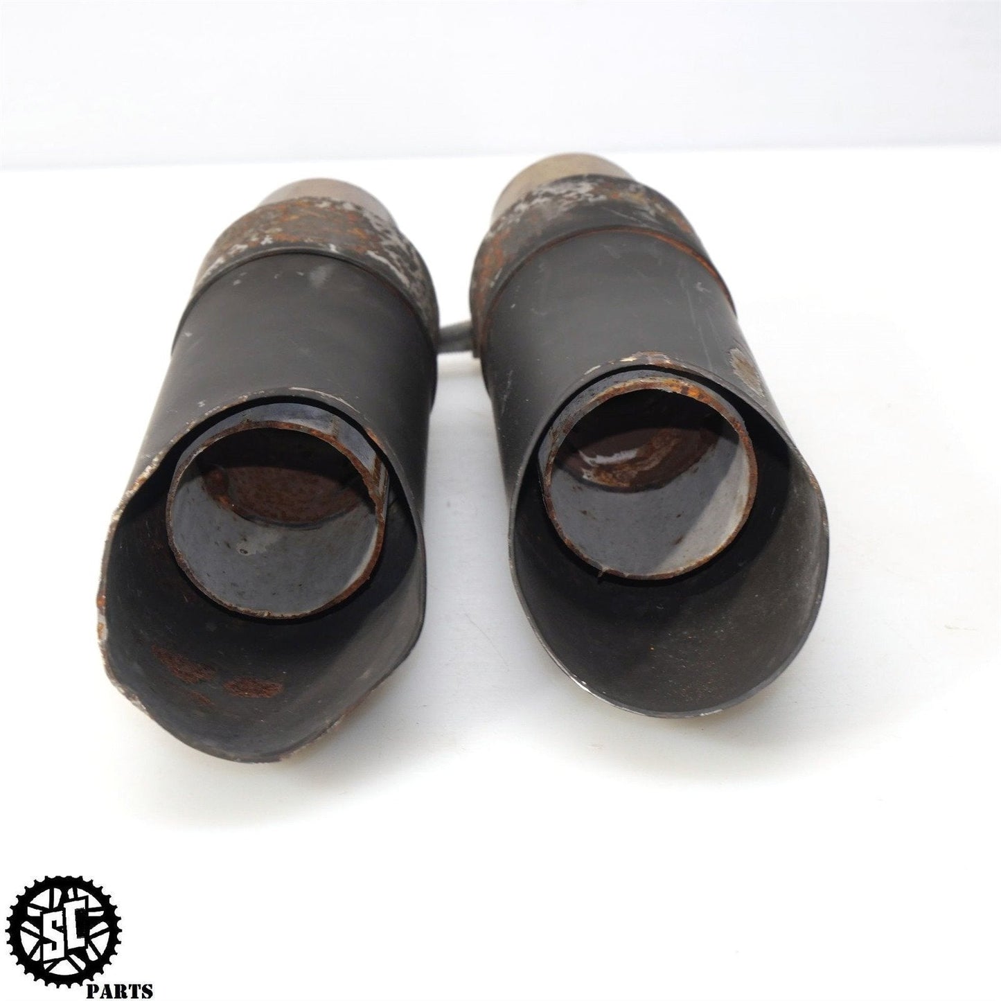 2008-2020 SUZUKI HAYABUSA GSXR1300 DUAL SLIP ON EXHUAST MUFFLER SHORTY S13