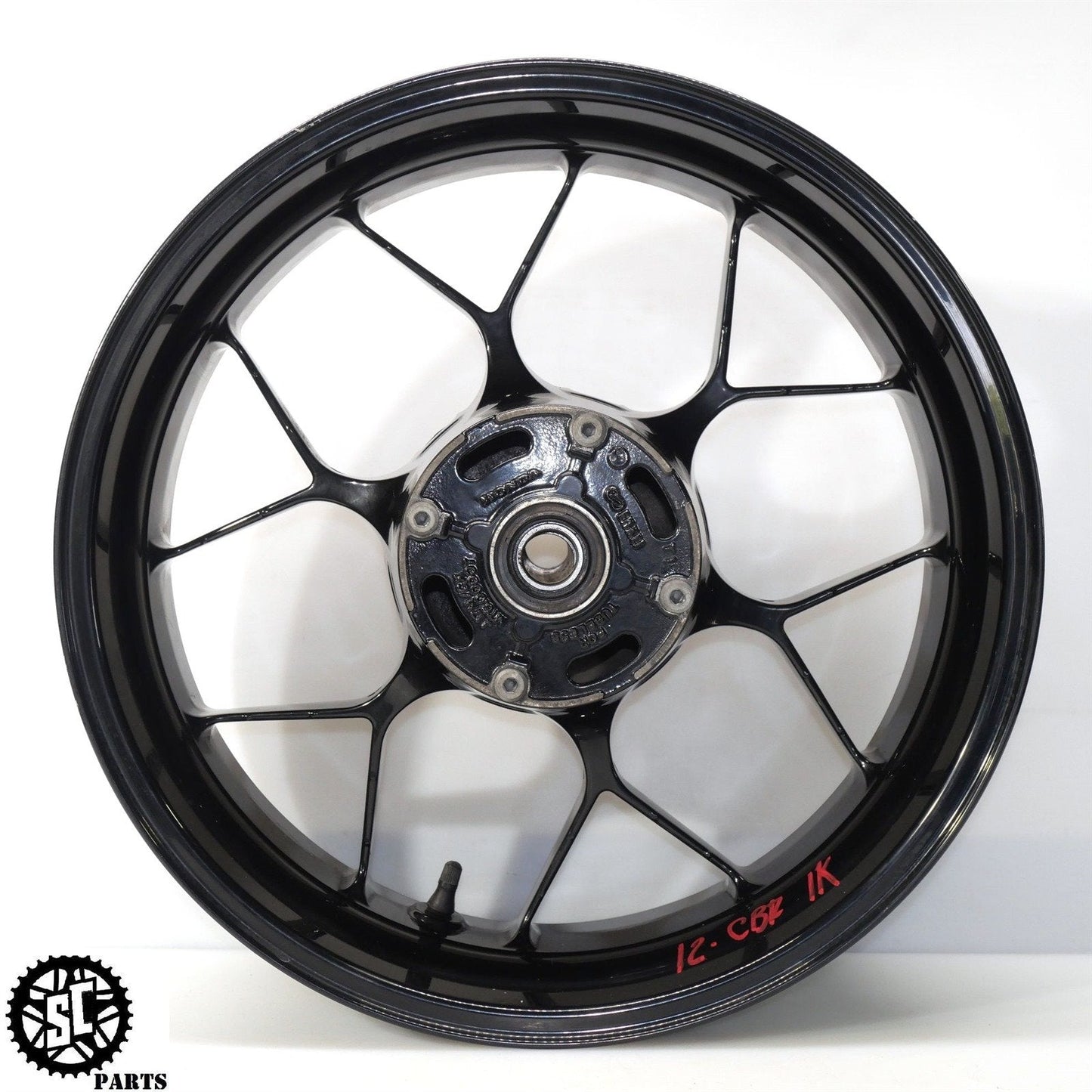 2012-2016 HONDA CBR1000RR REAR WHEEL BACK RIM STR8 H38