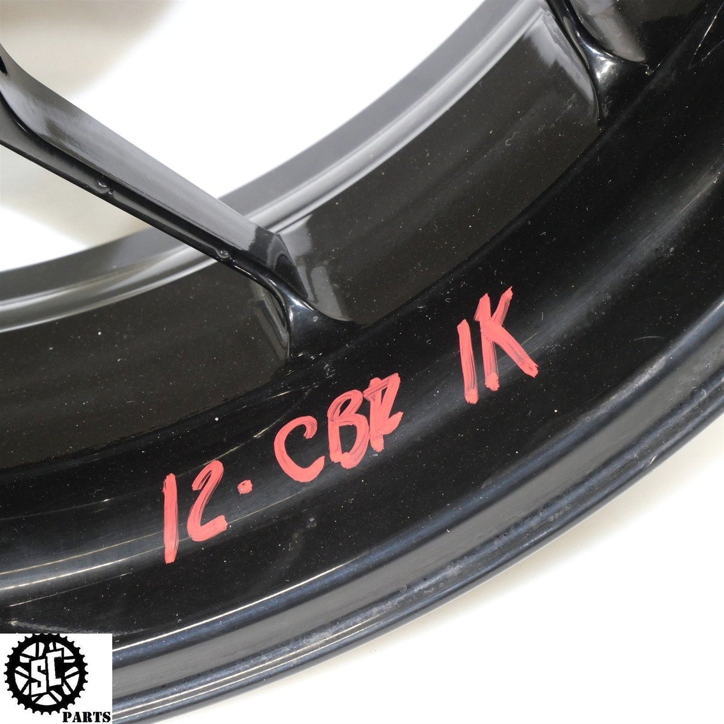 2012-2016 HONDA CBR1000RR REAR WHEEL BACK RIM STR8 H38