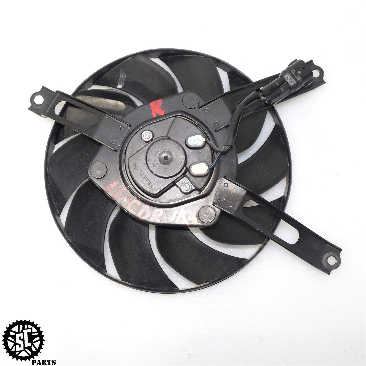 2012-2016 HONDA CBR1000RR RIGHT RADIATOR COOLING FAN H38