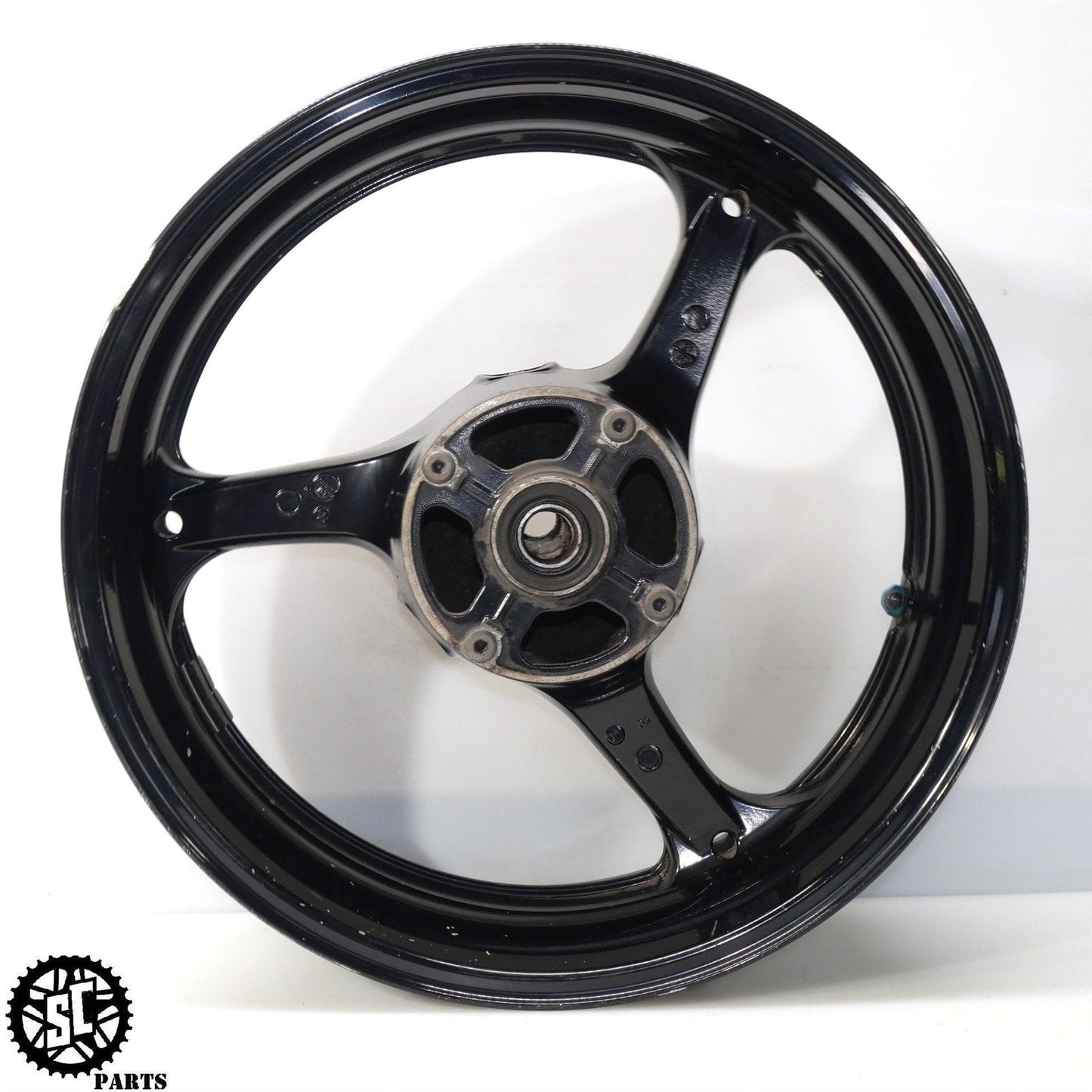 2008-2011 HONDA CBR1000RR REAR WHEEL BACK RIM STRAIGHT OEM 17X6 H10