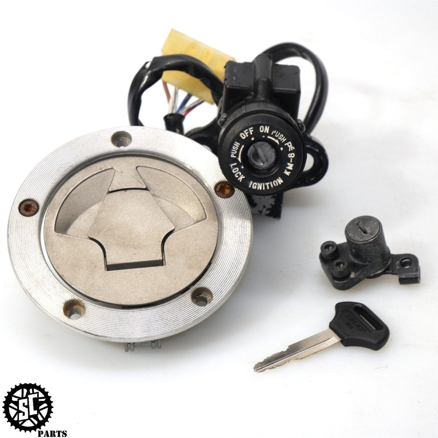 2009-2012 KAWASAKI NINJA ZX6R LOCK SET IGNITION SWITCH OEM K15