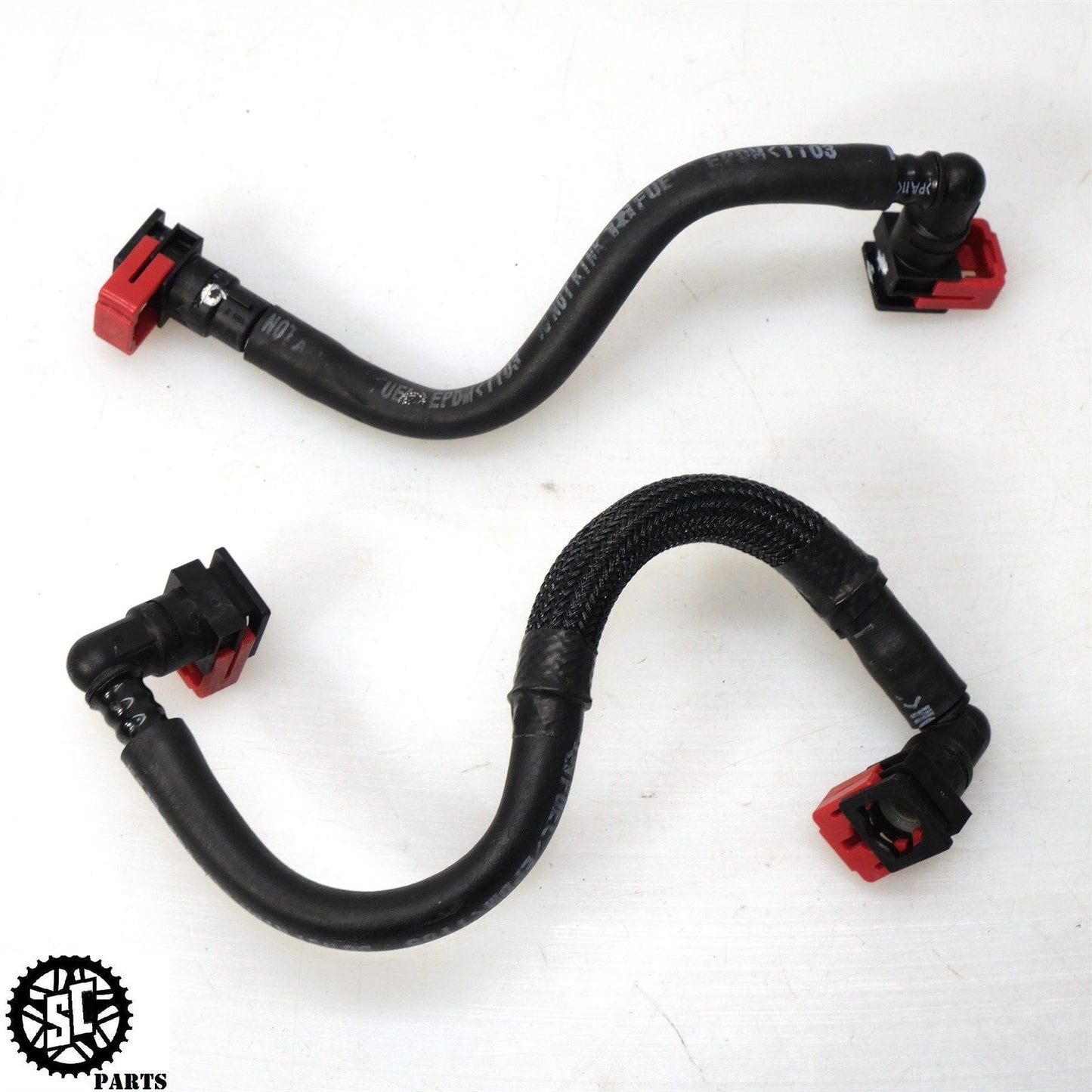 2009-2012 KAWASAKI NINJA ZX6R FUEL LINE GAS HOSE PIPE PAIR K15