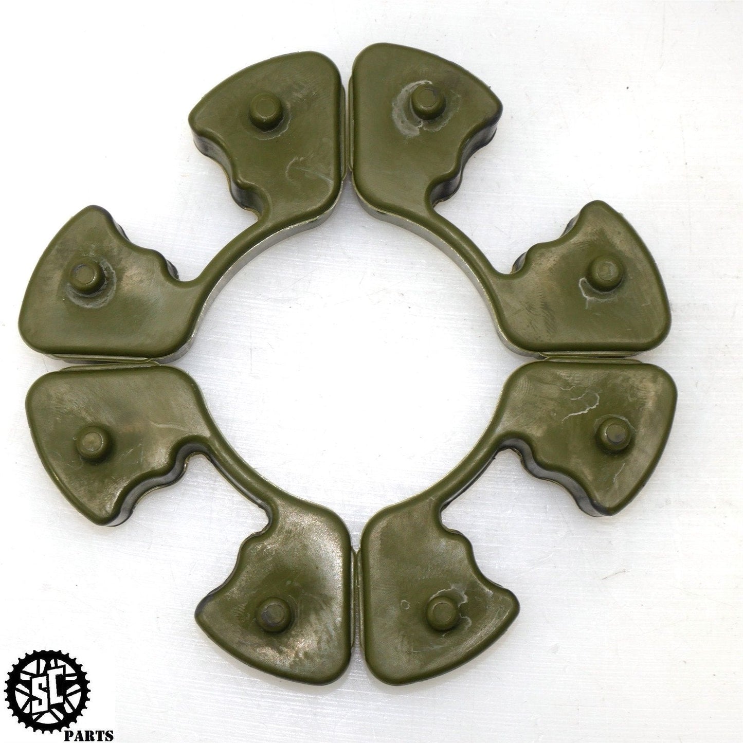 2009-2012 KAWASAKI NINJA ZX6R REAR WHEEL HUB CUSH DRIVE SPROCKET RUBBERS K15