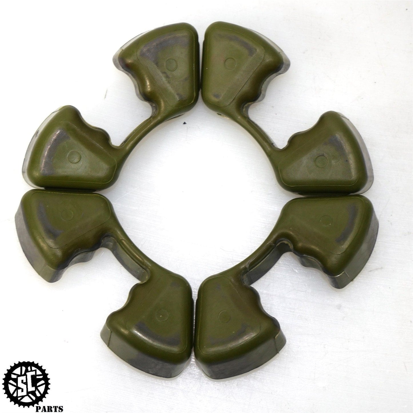 2009-2012 KAWASAKI NINJA ZX6R REAR WHEEL HUB CUSH DRIVE SPROCKET RUBBERS K15