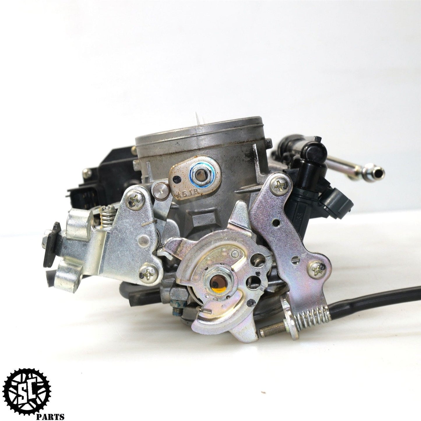 2009-2012 KAWASAKI NINJA ZX6R THROTTLE BODIES MAIN FUEL INJECTORS TESTED K15