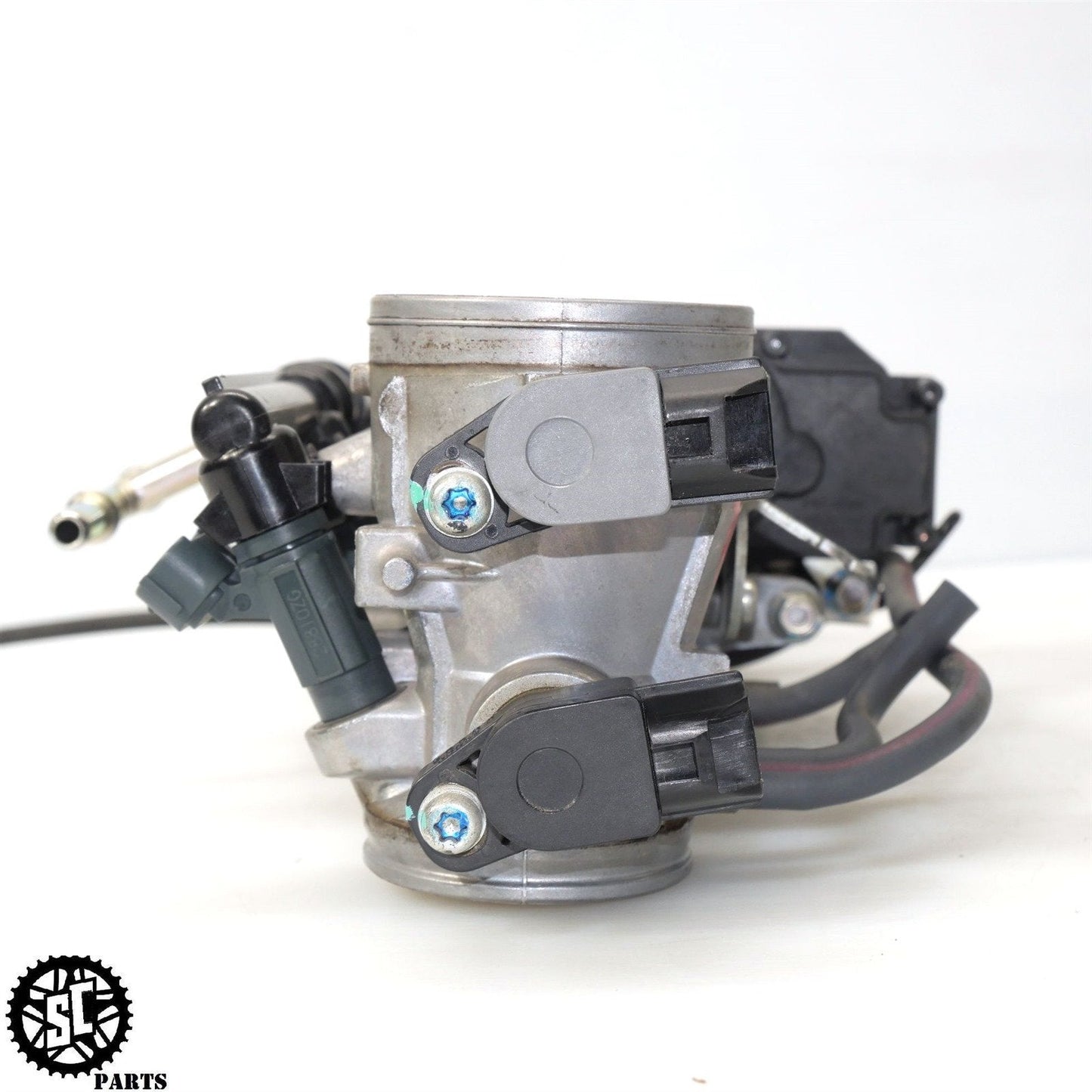 2009-2012 KAWASAKI NINJA ZX6R THROTTLE BODIES MAIN FUEL INJECTORS TESTED K15