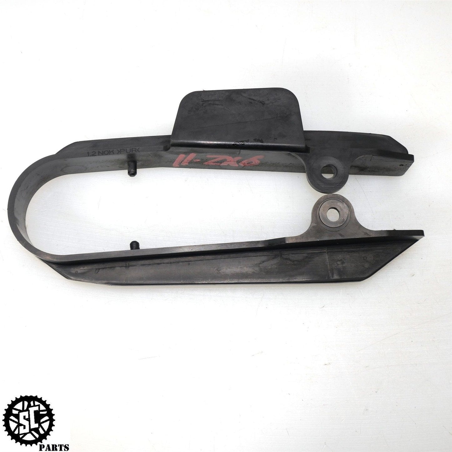 2009-2012 KAWASAKI NINJA ZX6R SWINGARM CHAIN GUIDE SLIDER K15