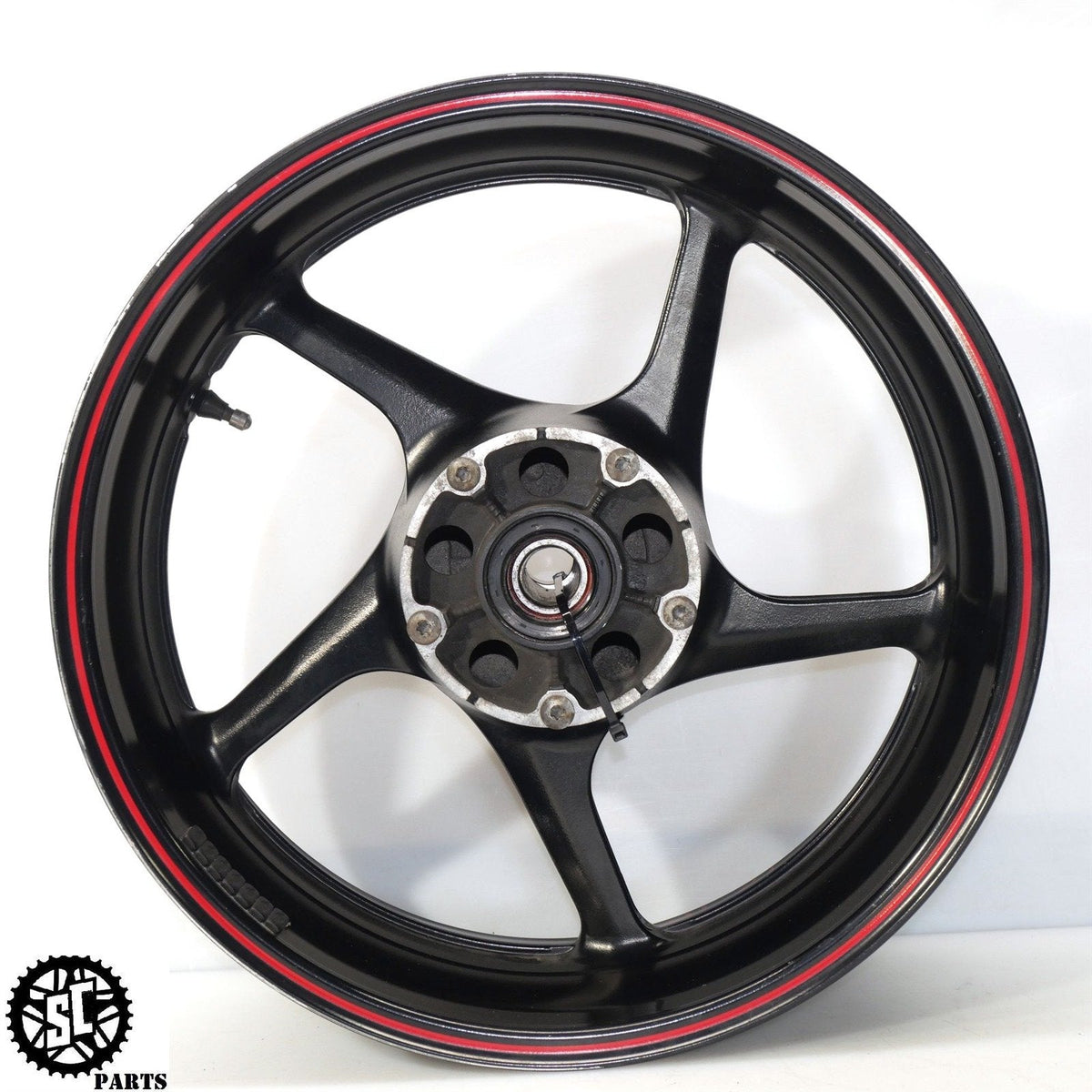 2009-2014 YAMAHA YZF R1 REAR WHEEL RIM STRAIGHT 5vy-25338-00-98 Y31