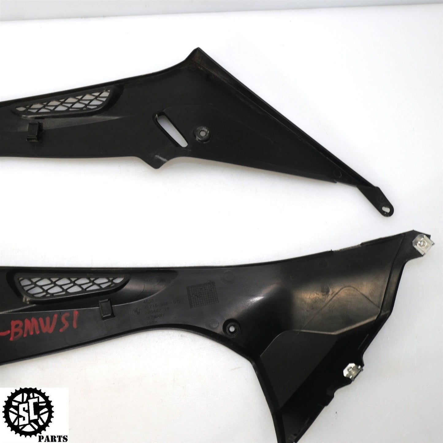 2010-2014 BMW S1000RR LEFT RIGHT GAS TANK SIDE FAIRING COVER COWL B22