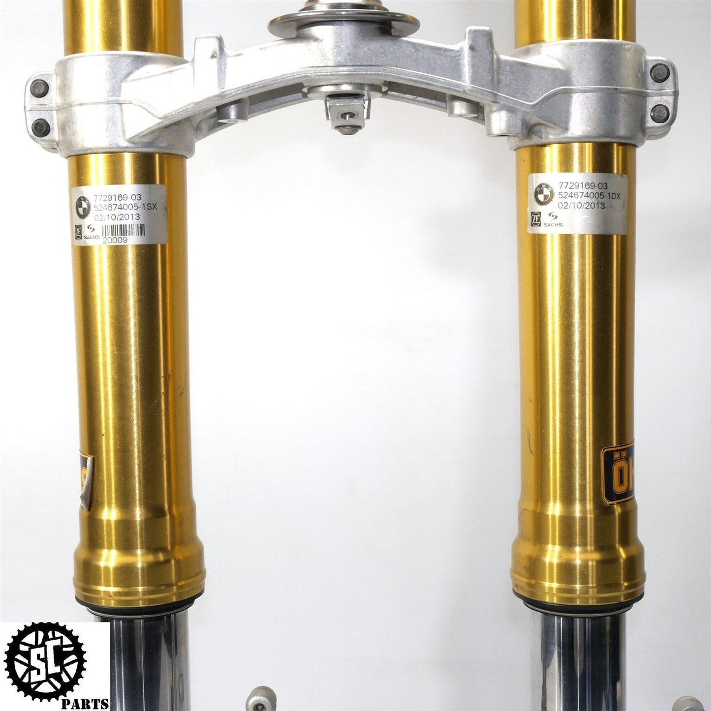 2010-2014 BMW S1000RR FRONT END FORK TUBE SUSPENSION B22