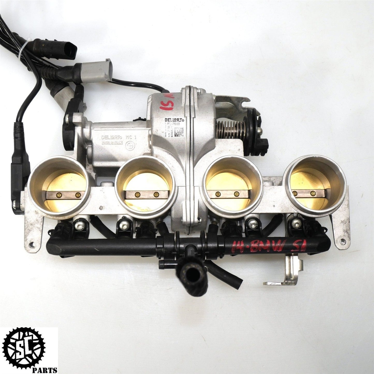 2010-2014 BMW S1000RR THROTTLE BODIES FUEL INJECTOR BODY B22