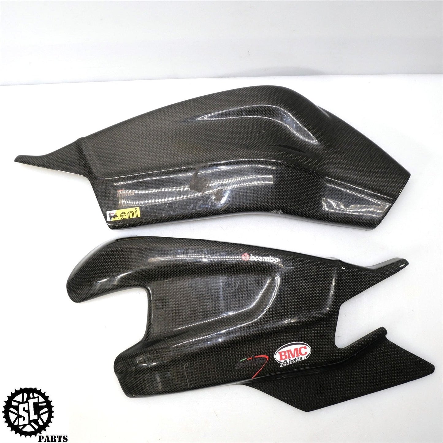 2010-2014 BMW S1000RR SLINGSHOT RACING SWINGARM CARBON FIBER COVERS B22