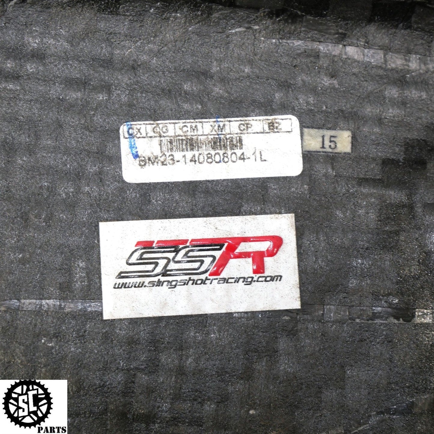 2010-2014 BMW S1000RR SLINGSHOT RACING SWINGARM CARBON FIBER COVERS B22