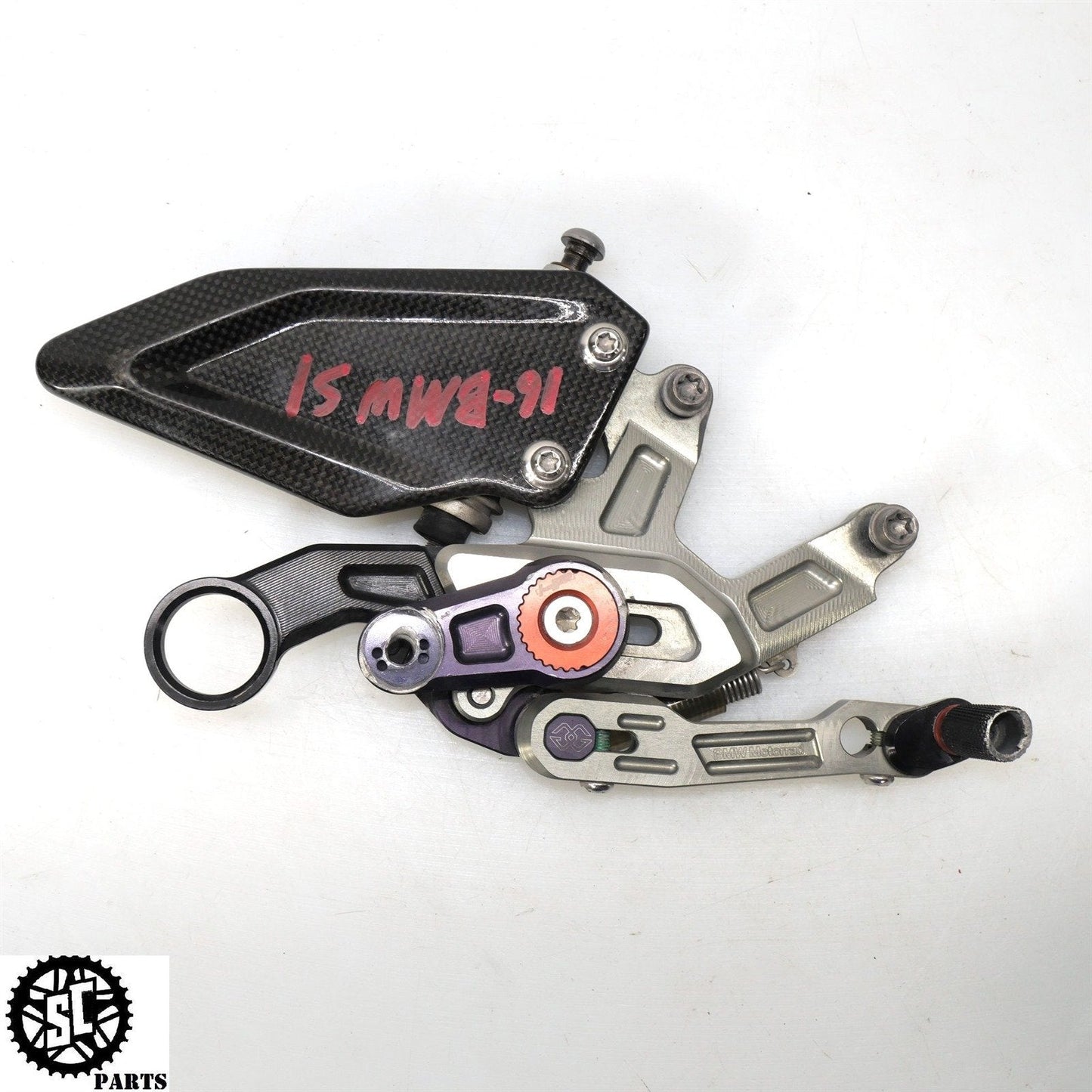2015-2019 BMW S1000RR ADJUASTABLE REARSET FOOT PEG HP4 B23