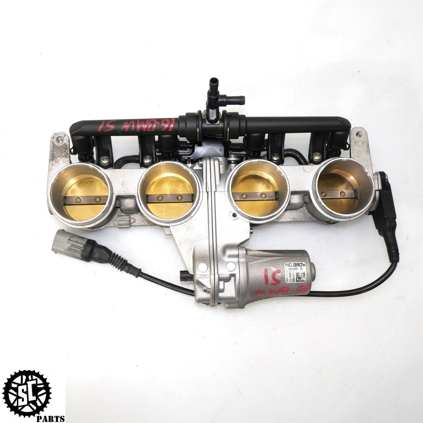 2015-2019 BMW S1000RR THROTTLE BODY MAIN FUEL INJECTORS B23