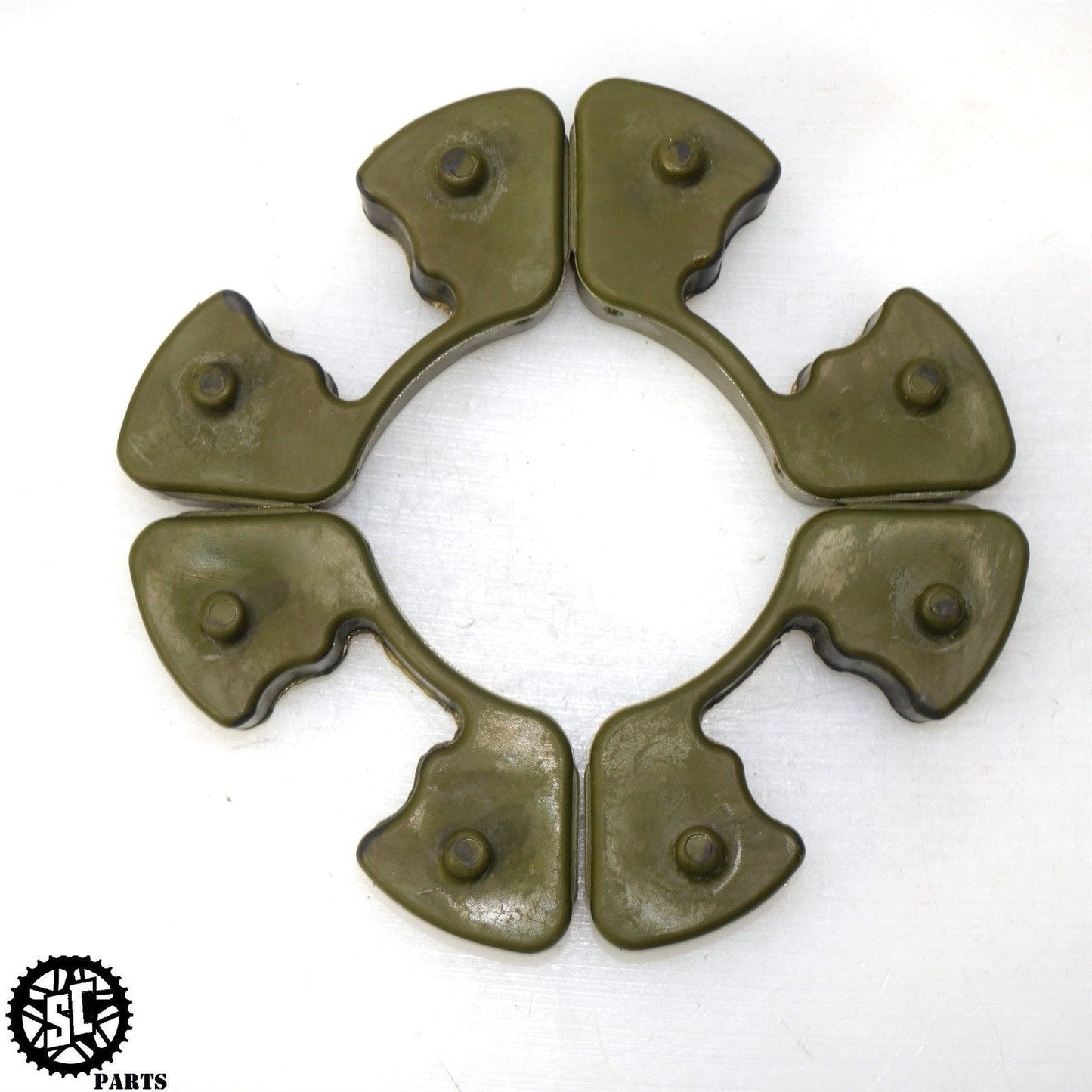 2008-2010 KAWASAKI NINJA ZX10R CUSH DRIVE REAR HUB SPROCKET RUBBERS K02