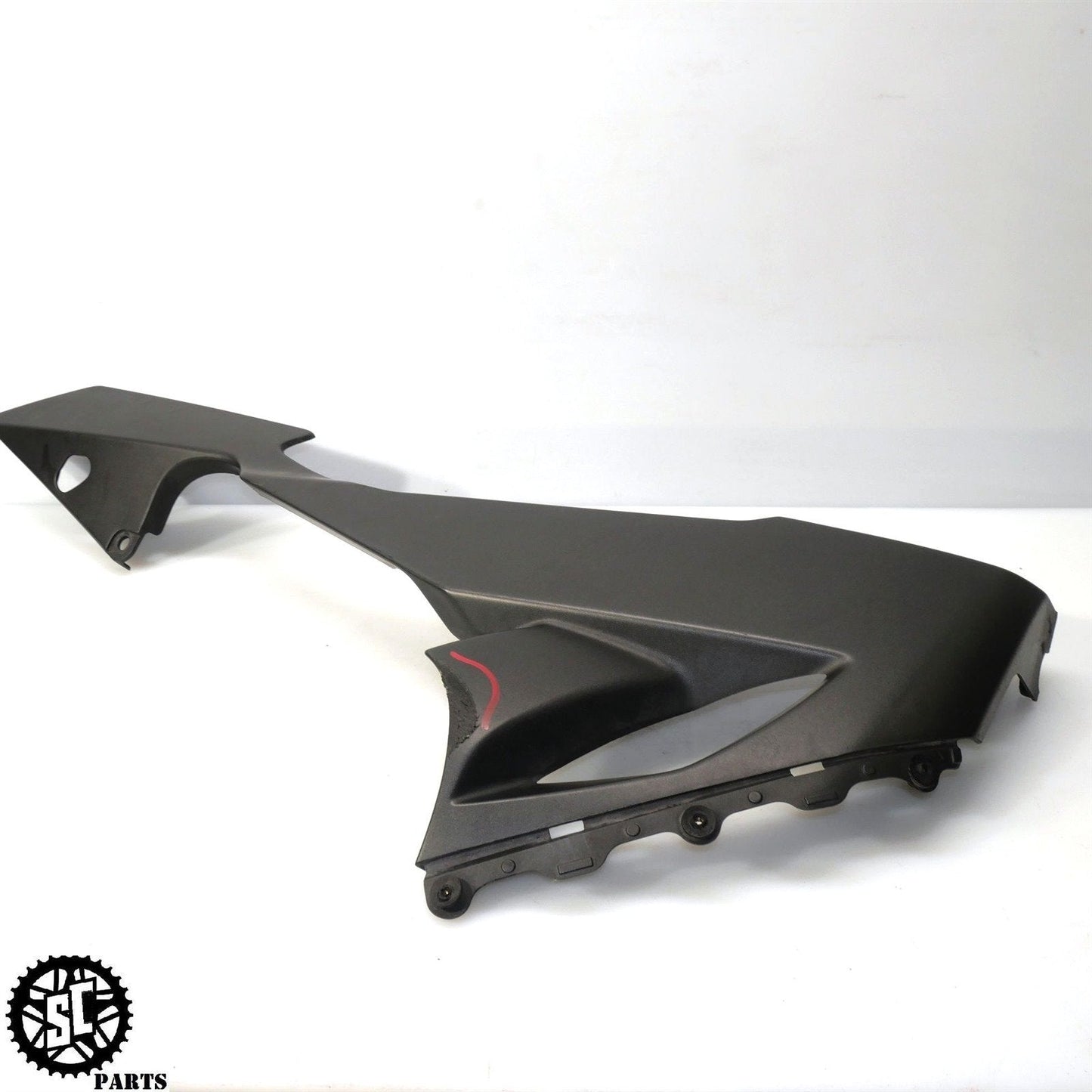 2008-2010 KAWASAKI NINJA ZX10R LEFT LOWER SIDE FAIRING BELLY PAN COWL K02