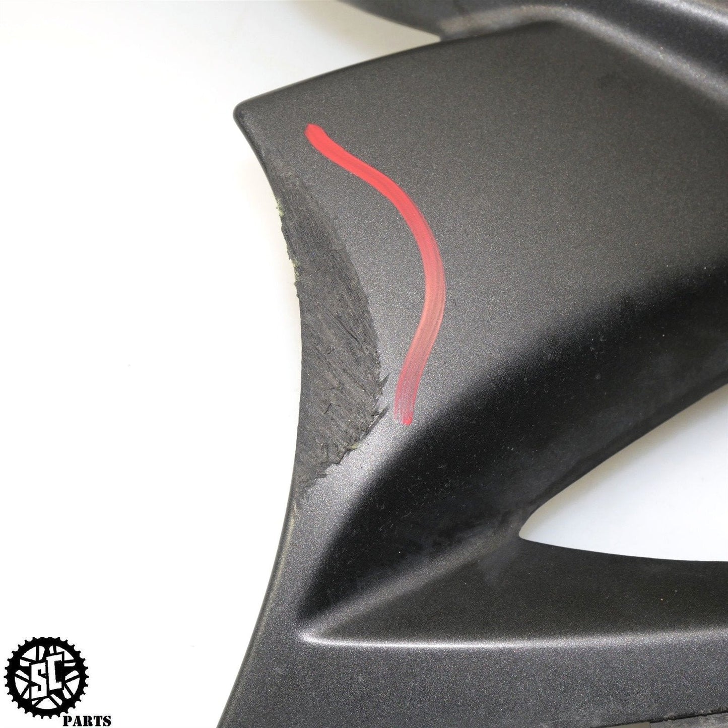 2008-2010 KAWASAKI NINJA ZX10R LEFT LOWER SIDE FAIRING BELLY PAN COWL K02