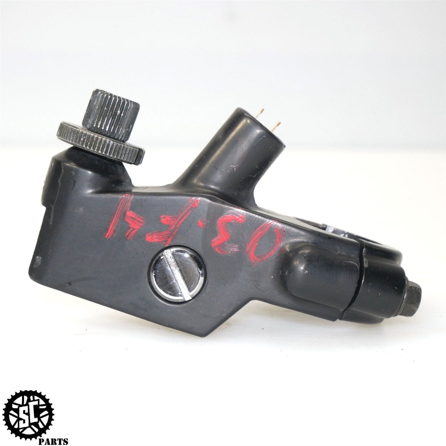 2001-2006 HONDA CBR600 F4i CLUTCH PERCH CABLE LINE BRACKET H29