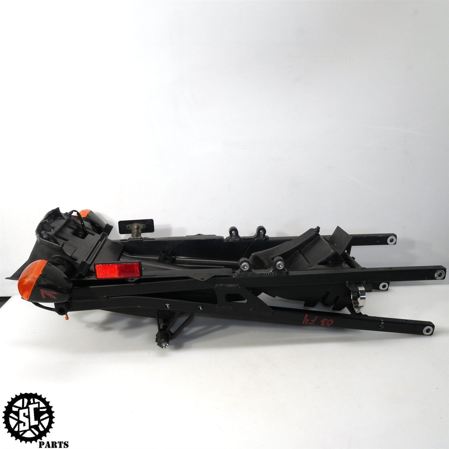 2001-2003 HONDA CBR600 F4i SPLIT SEAT SUBFRAME BATTERY TRAY TURN SIGNAL H29