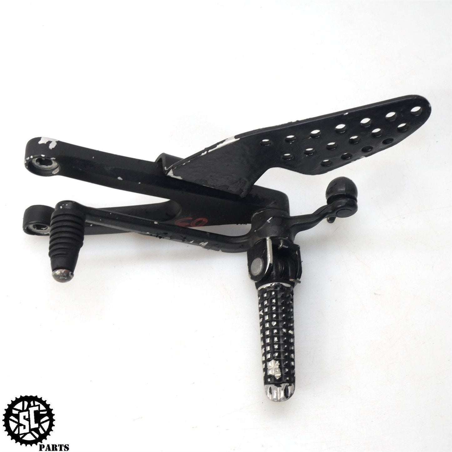 2002 2003 YAMAHA YZF R1 FRONT LEFT REARSET FOOT PEG GEAR SHIFTER PEDAL Y07