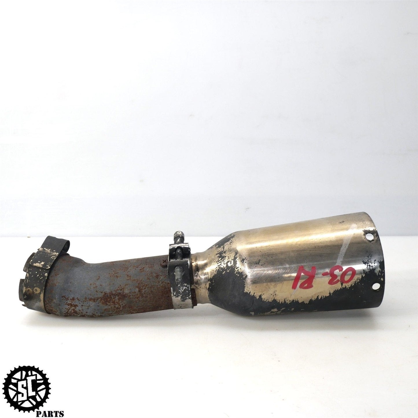 2002 2003 YAMAHA YZF R1 SLIP ON EXHAUST PIPE MUFFLER Y07