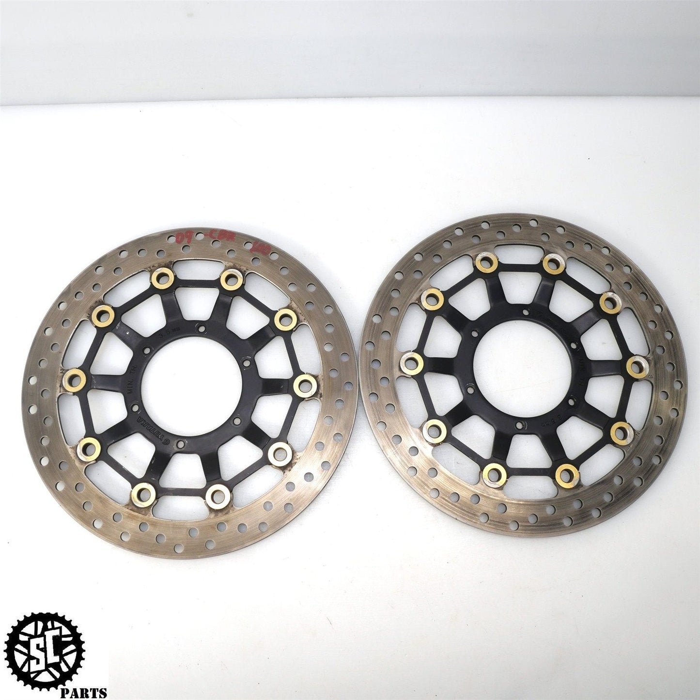 2007-2012 HONDA CBR600RR FRONT BRAKE ROTORS DISC LEFT RIGHT H17