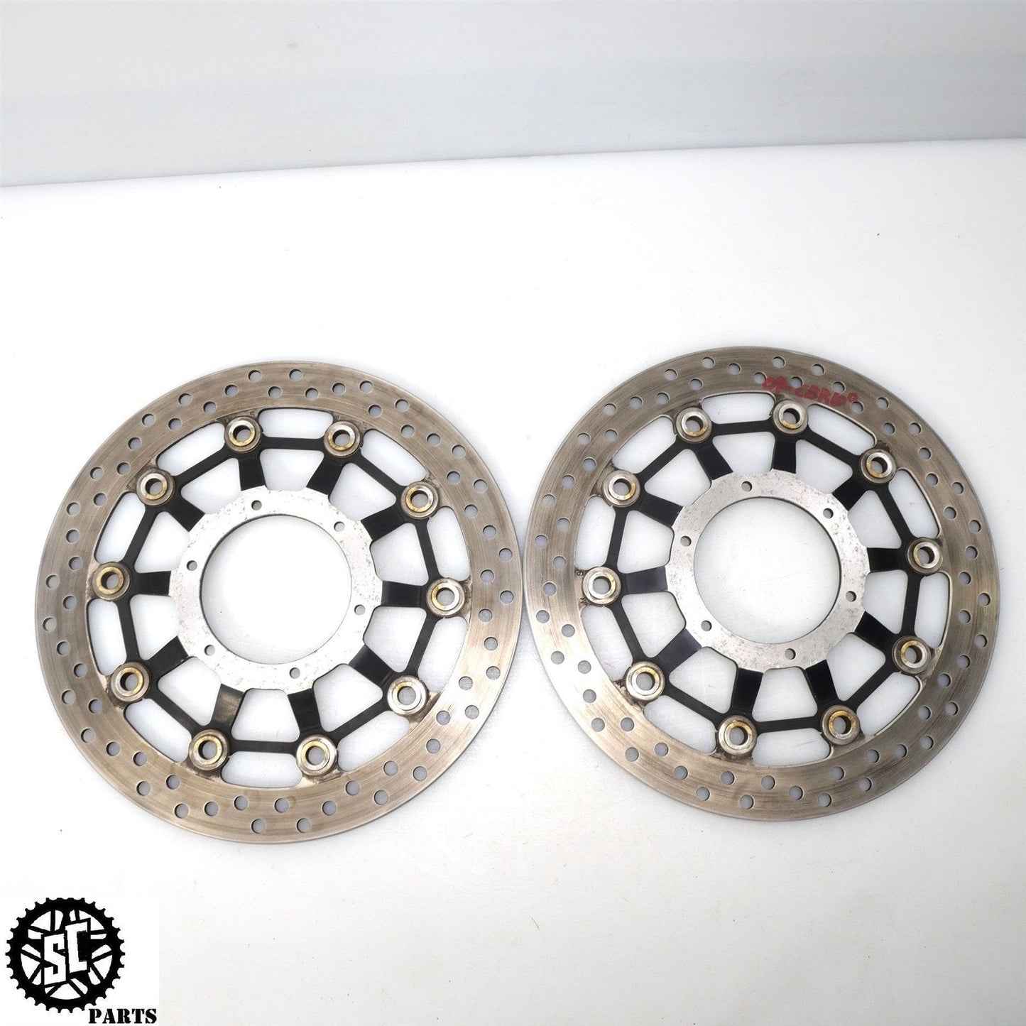 2007-2012 HONDA CBR600RR FRONT BRAKE ROTORS DISC LEFT RIGHT H17