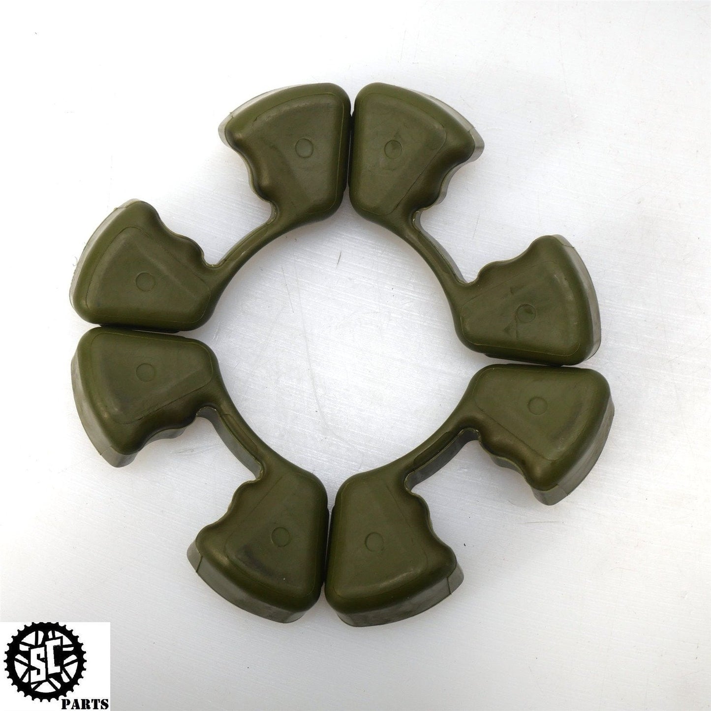 2009-2012 KAWASAKI NINJA ZX6R REAR WHEEL HUB CUSH DRIVE SPROCKET RUBBERS K63